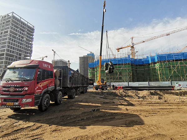 河北保定某建设集团与我公司签署预制直埋保